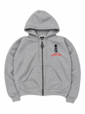 Hoodie zipper gray Fp